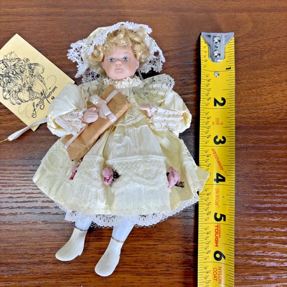 Kurt Adler Collectibles Jocelyn Mostrom Doll w/Present Christmas Ornament Lot 2 - Picture 12 of 16